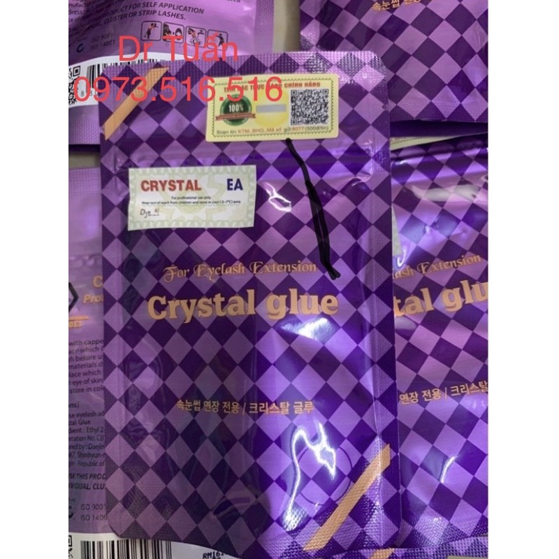 keo nối mi crytal glue chính hãng _keo tím - dụng cụ nối mi_mr Tuấn | BigBuy360 - bigbuy360.vn