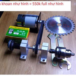 Bộ Kit Chế Máy Cưa bàn 12V Motor 775