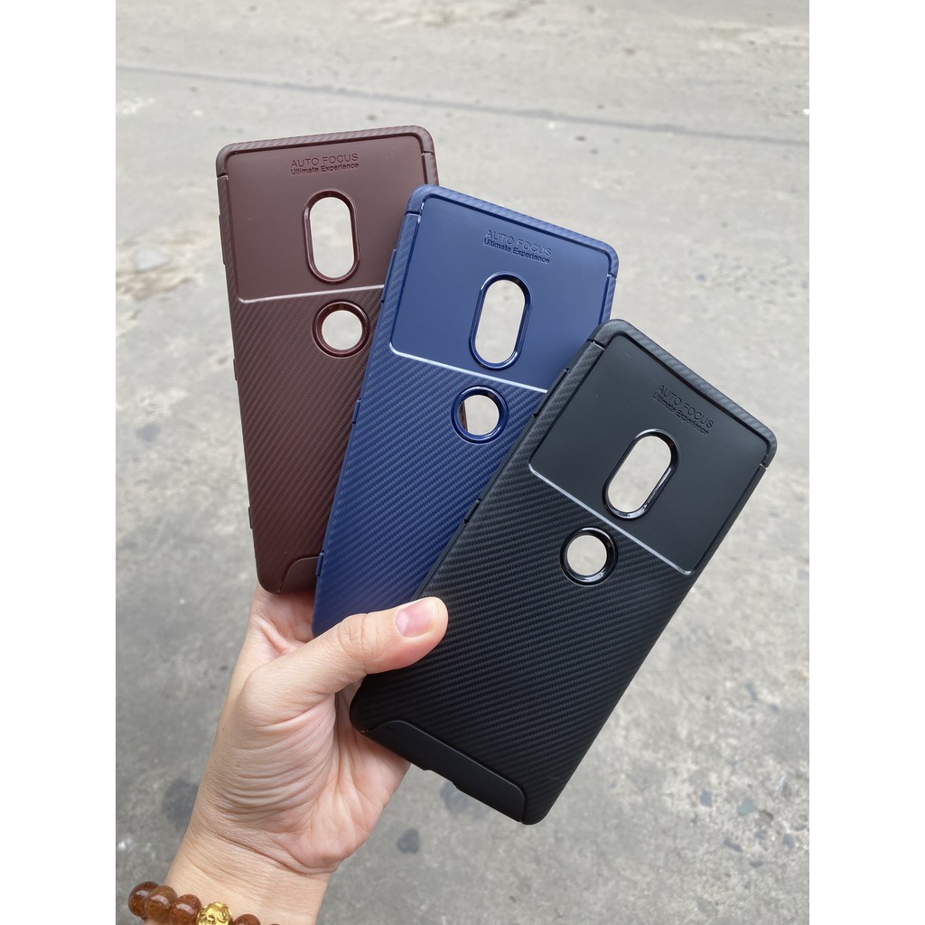 Combo ốp + dán vân carbon XZ2/XZ2 Compact/XZ2 Premium
