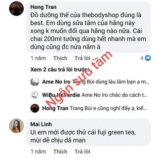 [ Có bill -250ml] Sữa tắm The body shop
