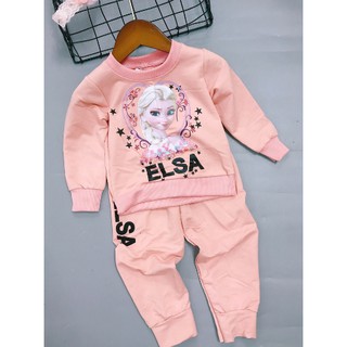 BỘ ELSA HỒNG CHO BÉ GÁI