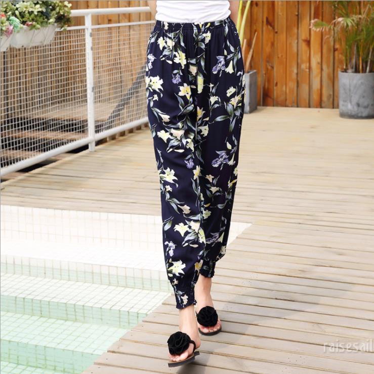 RS Quần Dài Lưng Cao Ống Rộng In Họa Tiết Thời Trang Cho Nữ | BigBuy360 - bigbuy360.vn
