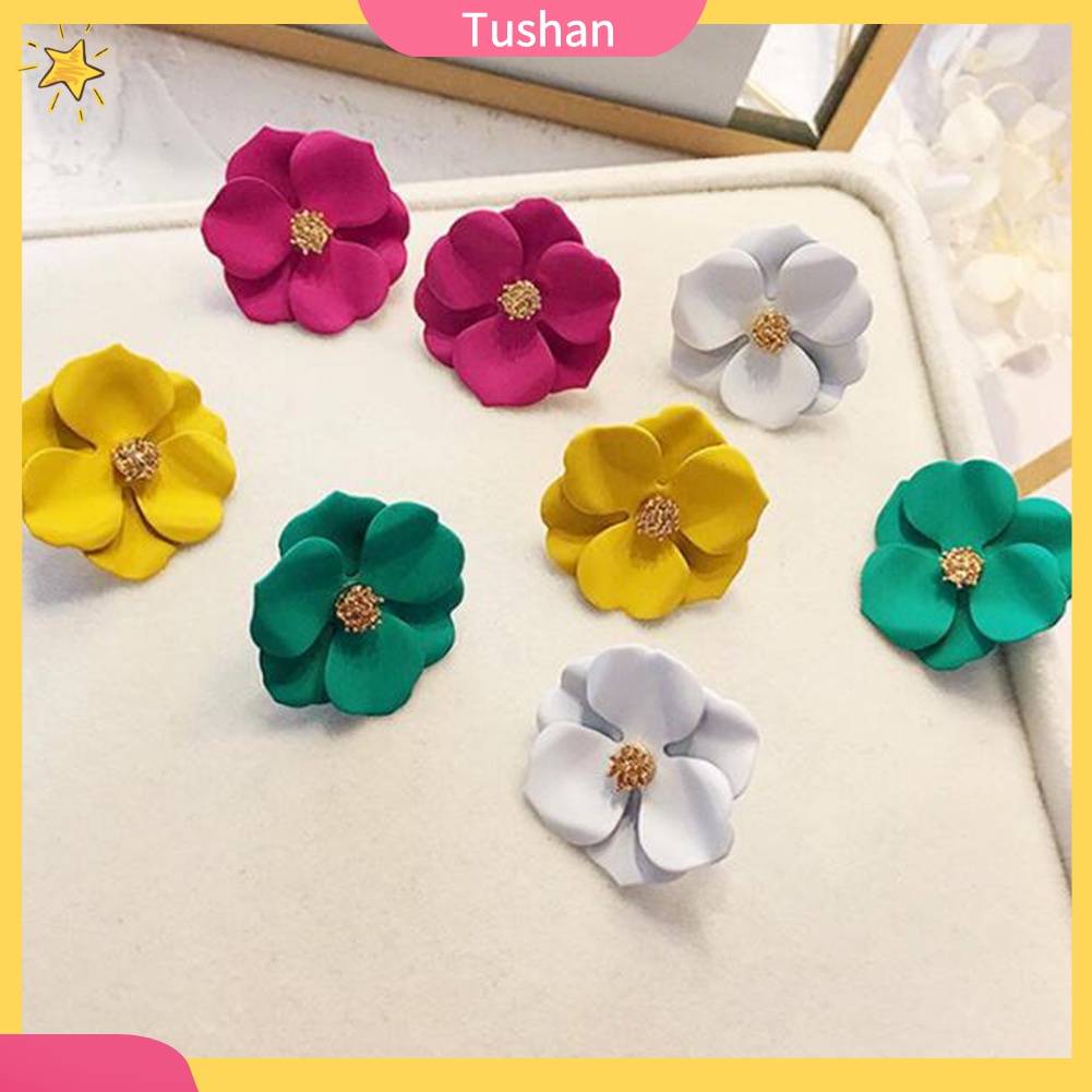 Khuyên tai nữ hình bông hoa thời trang