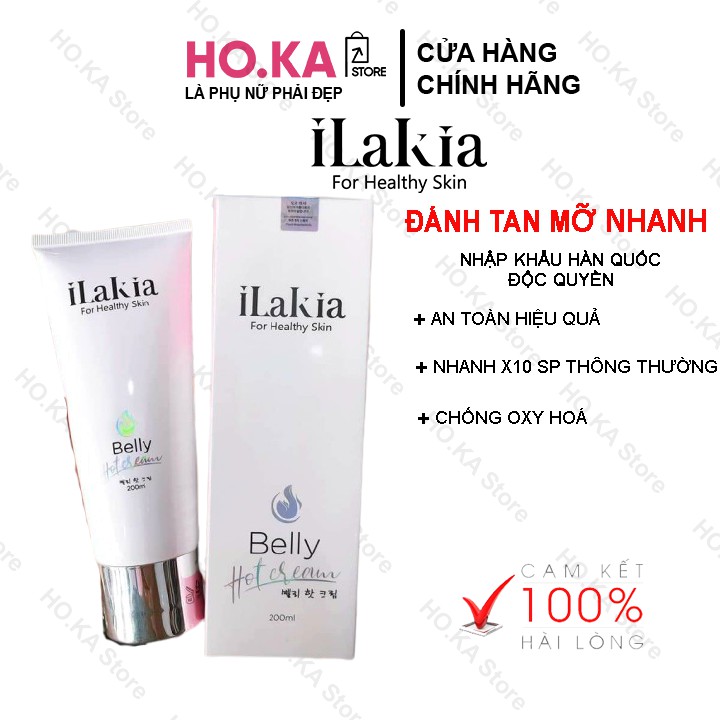 Kem Tan Mỡ Bụng ILAKIA Đánh Tan Mỡ Bụng Lấy Lại Dáng Sau Sinh Nhập Hàn Quốc