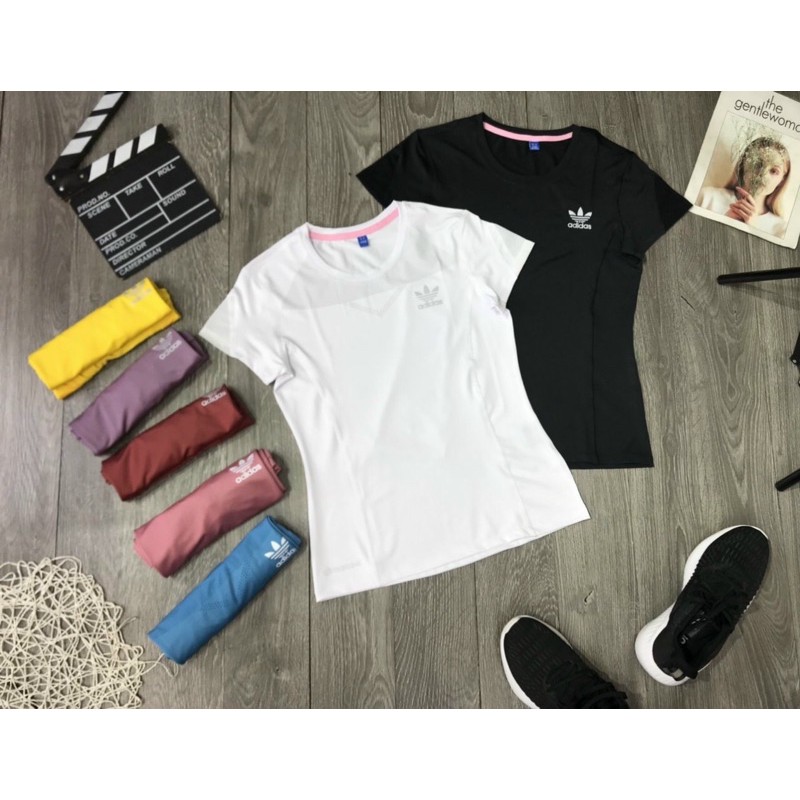 ÁO NỮ LƯỚI PHỐI VIỀN VAI TẬP GYM/YOGA