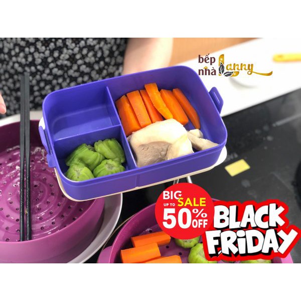 Hộp cơm chia ngăn Click To Go Tupperware