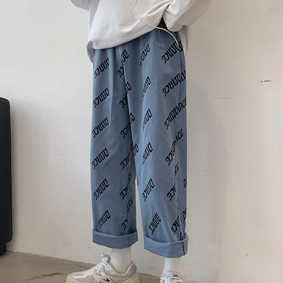 Quần thể thao in chữ thời trang cho nam