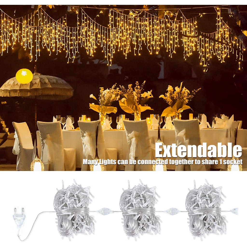 welpur Dây đèn LED WELPUR trang trí Giáng sinh 220v 4m