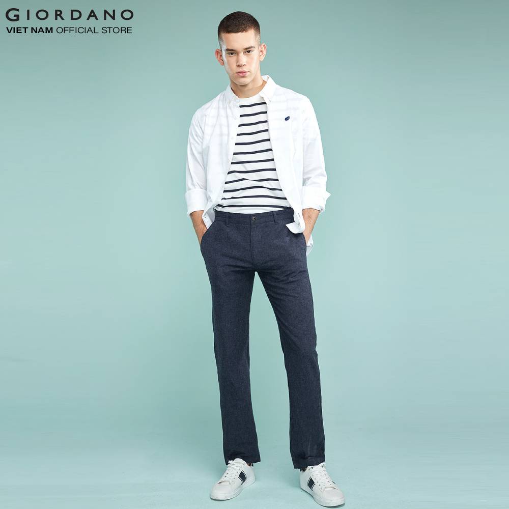 Quần Dài Linen Nam Giordano 01119201