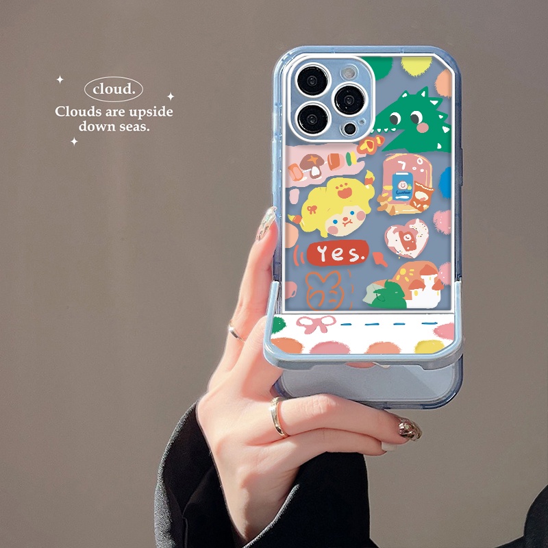 Ốp Điện Thoại Trong Suốt Chống Sốc Hình Khủng Long Cho IPhone 13 12 Pro MAX 11 Pro SE 2020 6 6S 7 8 Plus XR XS MAX