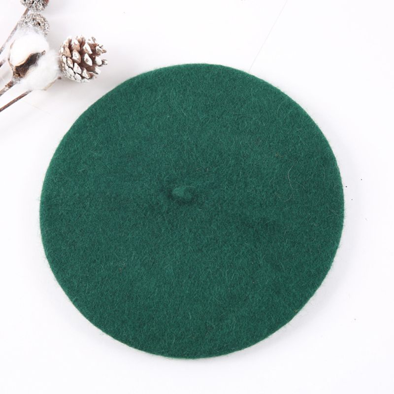 Mũ Nồi Unisex Màu Kẹo Trơn Dễ Thương Cổ Điển Thu Đông Cho Bé Sơ Sinh