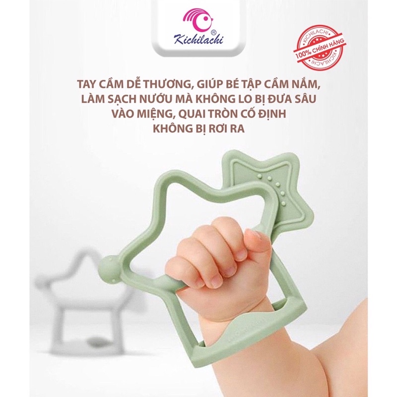 [CHÍNH HÃNG] Gặm Nướu Silicon Kichilachi Cho Bé - Đồ Chơi Gặm Nướu Cho Bé