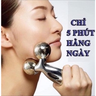 Cây lăn Mát xa mặt 3D giúp Thon gọn Nâng cơ mặt