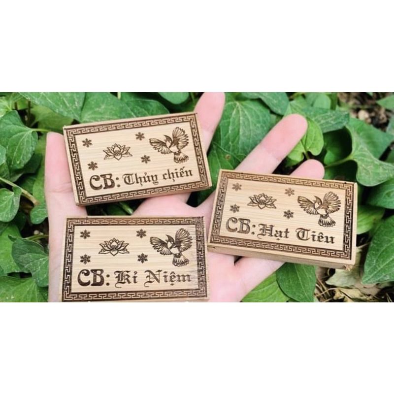 Bảng tên cài Lồng chim CHÀO MÀO đặt TÊN theo yêu cầu. Inbox shop