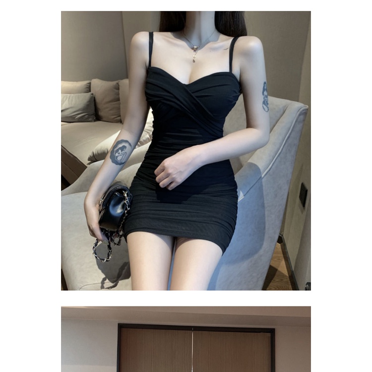 Đầm hai dây dáng ôm trẻ trung quyến rũ thời trang dành cho nữ