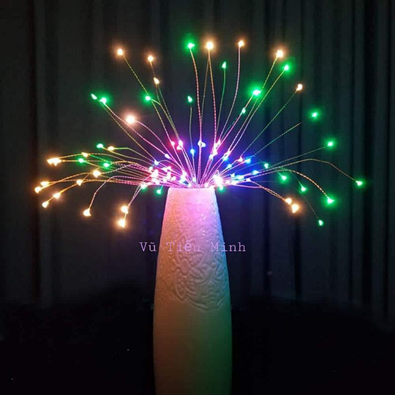 Dây đèn Led PHÁO HOA dùng để trang trí ngoài trời chống nước tuyệt đối, Sân Vườn, trang trí tết 2022