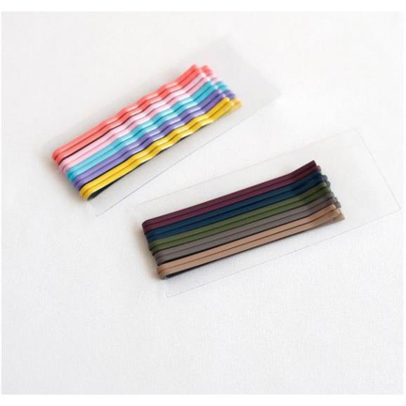 Vỉ 10 Kẹp Ghim Nhiều Màu Đóng Túi Zíp C12