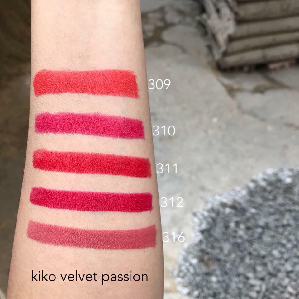 Son kiko velvet Passion số lượng lớn (Bill mua trực tiếp tại Đức)