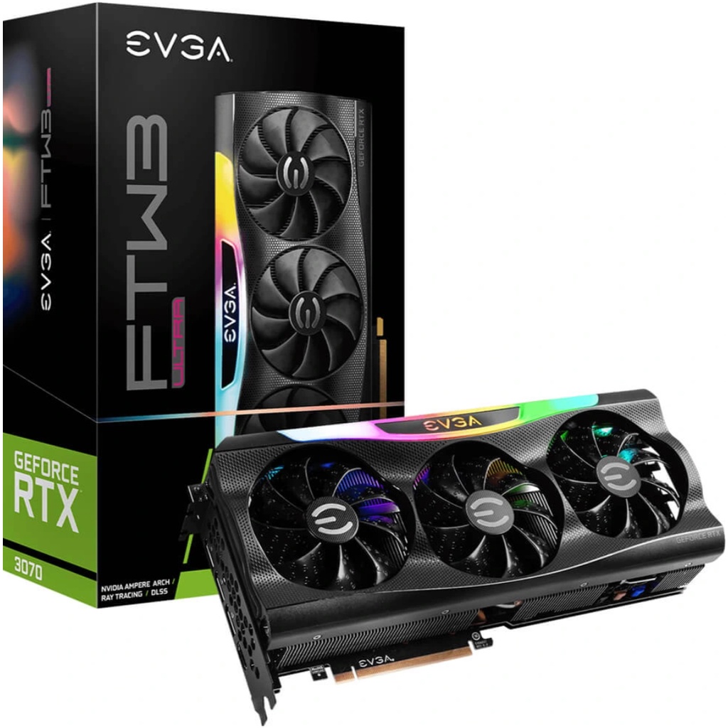 CARD MÀN HÌNH EVGA GeForce RTX 3070 FTW3 ULTRA GAMING 8GB GDDR6