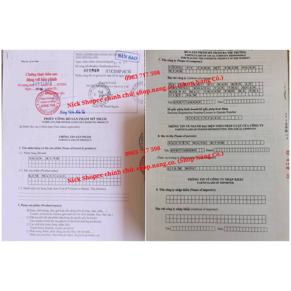 Kem Tan Mỡ Ngân Bình Cao Cấp + Tặng Thước Dây Đo _ Hộp to 150gr _  Tốt