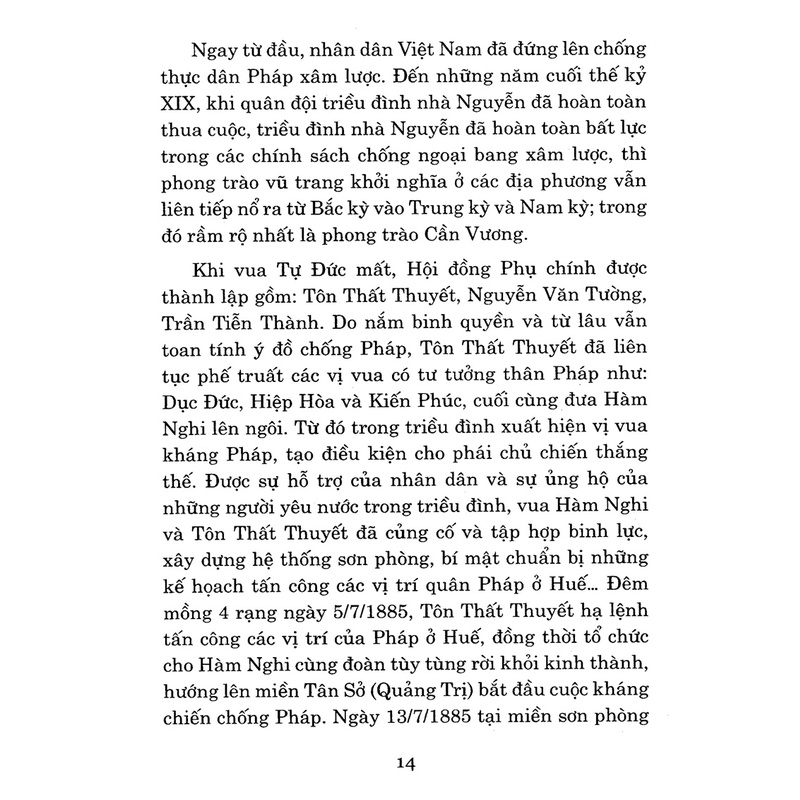 Sách Cuộc Vận Động Khởi Nghĩa Ở Trung Kỳ Năm 1916