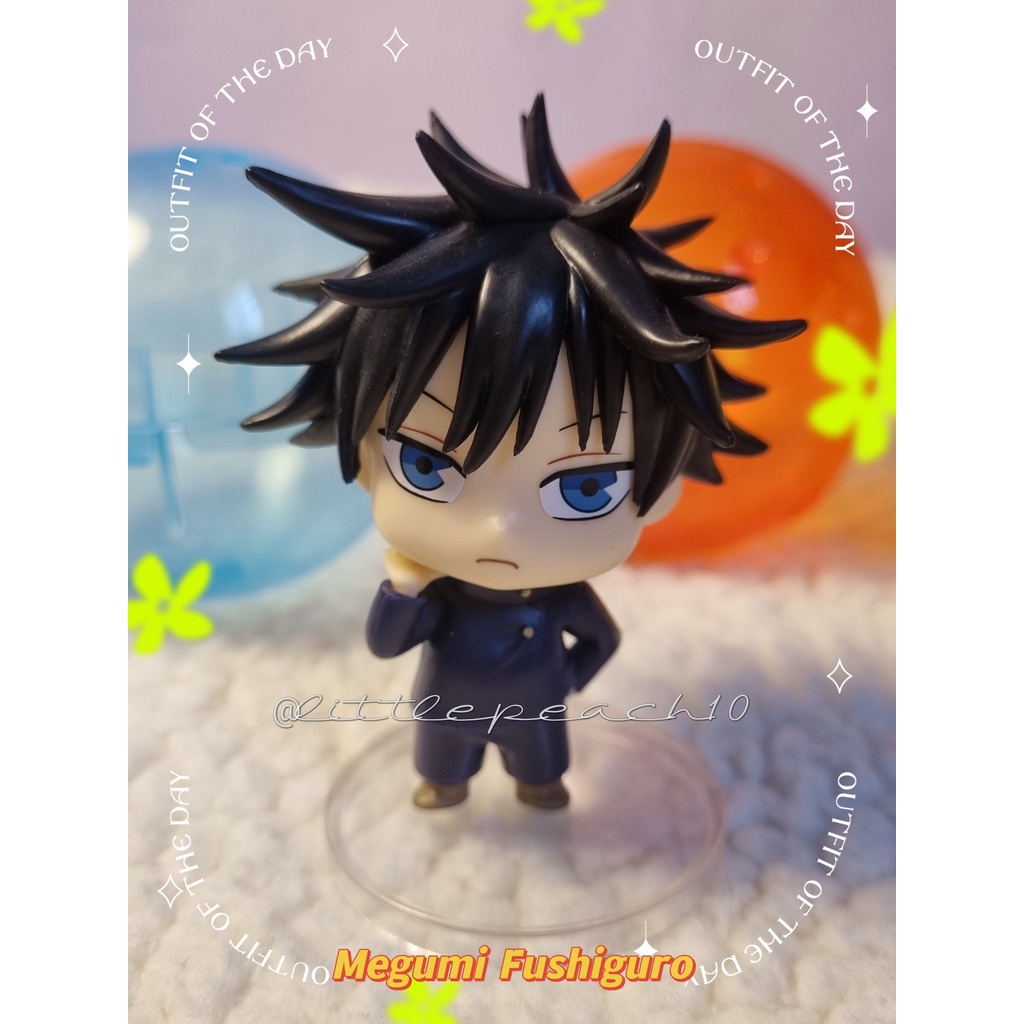 Mô hình Jujutsu Kaisen Bandai chú thuật hồi chiến Gashapon Gojo Megumi Yuji Nobara trứng gacha