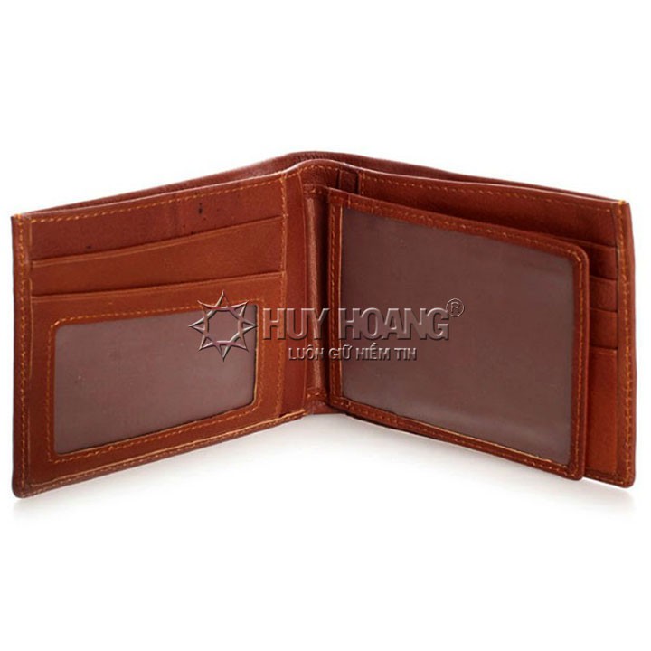 Ví nam Huy Hoàng da bò sang trọng màu da, đen, nâu HP2104 -05-06