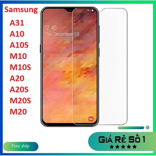 Kính cường lực thường trong suốt không full màn hình Samsung M15 A15 A25 A31 A10 A10S M10 M10S A20 A20S M20 M20S