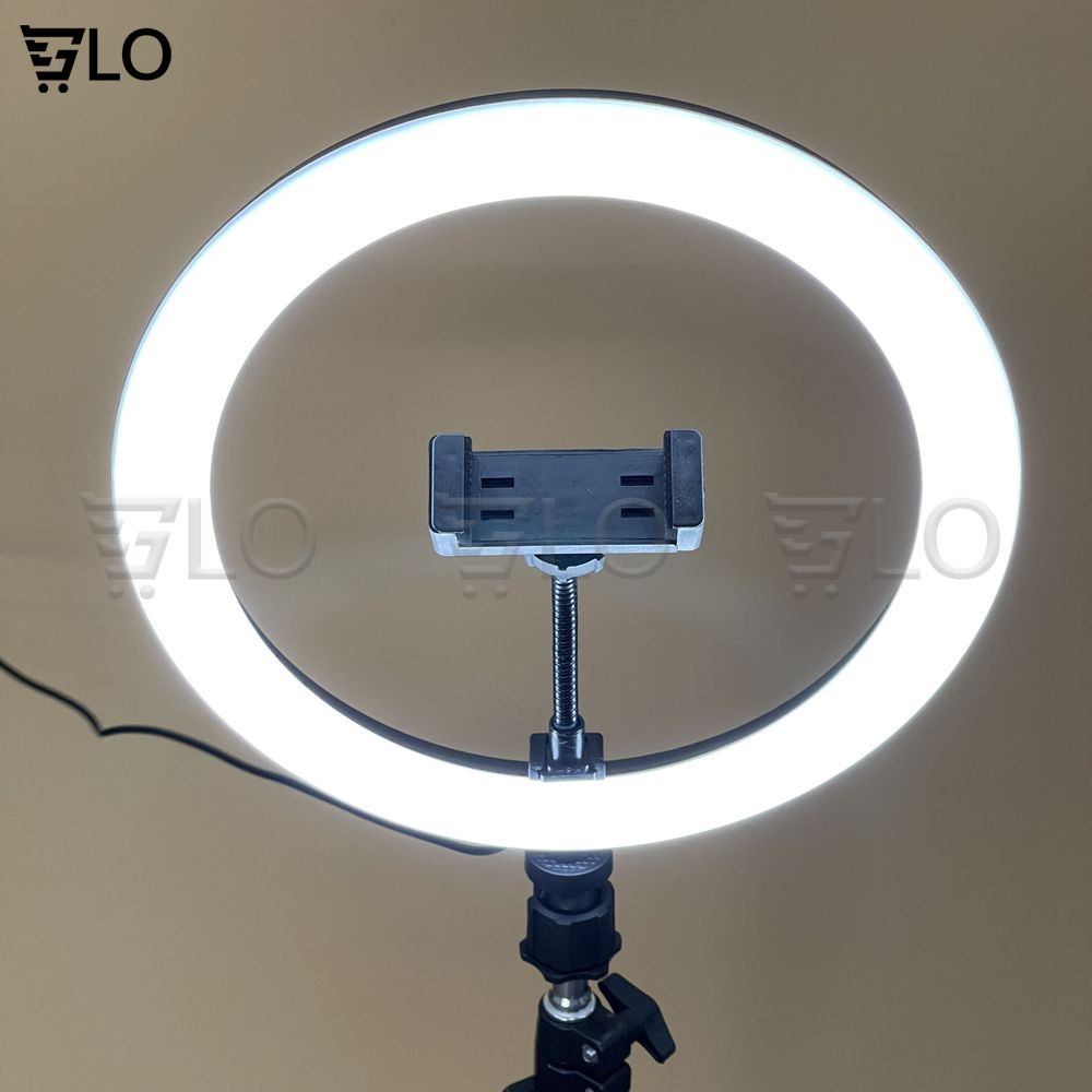 [Hỏa Tốc HCM] Bộ Giá Đỡ Điện Thoại Livestream Có Đèn Led 26cm/33cm Chiều cao 2 mét 1