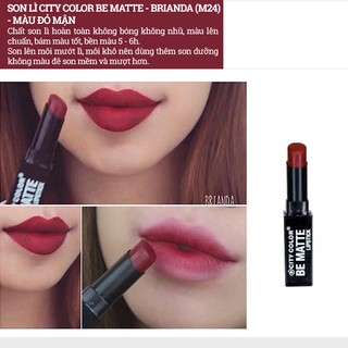 SON LỲ CITY COLOR BEMATTE BRIANDA M24