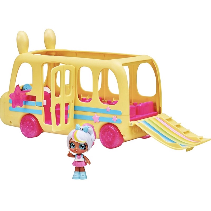 Set xe bus lớn Kindi Kids kèm một bé búp bê