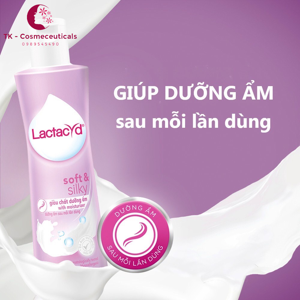 Dung Dịch Vệ Sinh Phụ Nữ LACTACYD Odor Fresh / Pro Sensitive / Soft & Silk Ngăn Mùi 24 Giờ