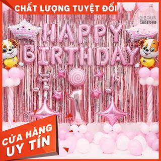 BÓNG TRANG TRÍ SINH NHẬT THÔI NÔI TUỔI CÚN, SINH NHẬT BÉ TRAI, BÉ GÁI, TRANG TRÍ SINH NHẬT GIÁ RẺ, SINH NHẬT 1 TUỔI