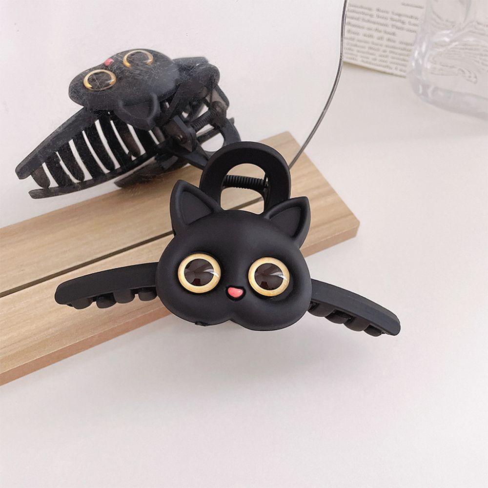 PRESTON Kẹp tóc hỗ trợ rửa mặt Càng Cua / Mèo Bằng Acrylic Kiểu Hình Học Ngọt Ngào Phong Cách Hàn Quốc Cho Nữ