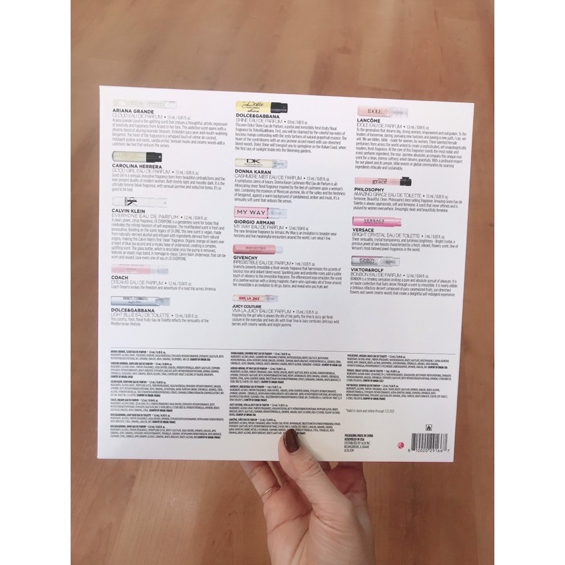 Set dầu thơm mini nam gồm 12 mùi được ưa chuộng và 1 chai xịt xinh xắn | BigBuy360 - bigbuy360.vn