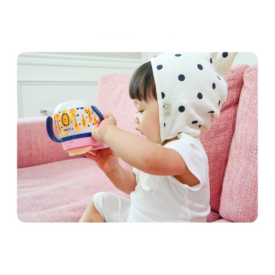 Bình tập uống nước cao cấp Combi LakuMug 240ml mẫu mới nhất