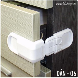 Chốt khóa bảo vệ an toàn cho bé - Khóa tủ an toàn - Khóa an toàn MÃ 06