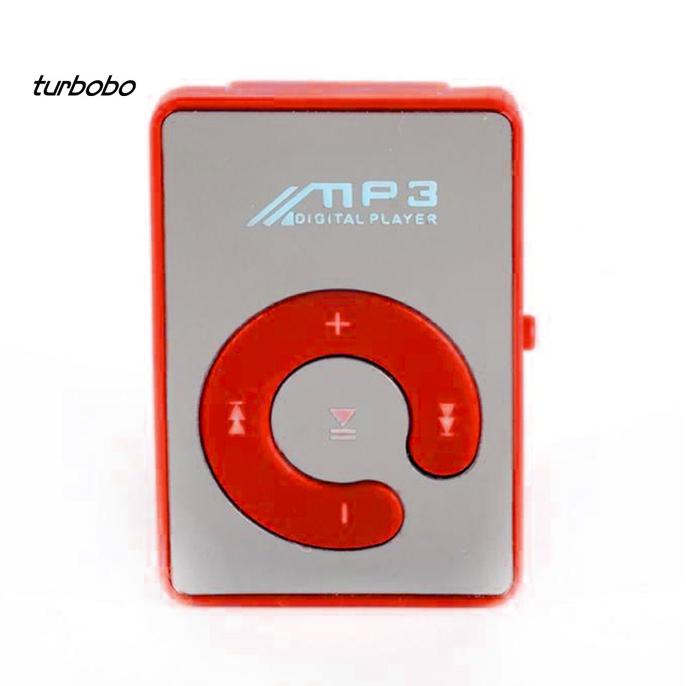 Máy nghe nhạc MP3 mini mặt gương hỗ trợ thẻ nhớ SD TF