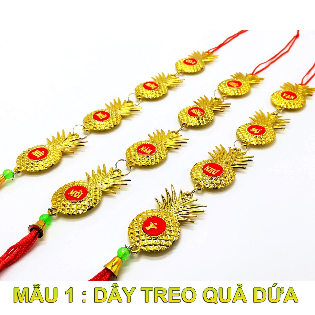 (FREE SHIP - TẶNG BAO LÌ XÌ) Bộ Dây treo trang trí mai đào ngày tết - Móc treo trang trí tết - Liễn treo cành mai đào