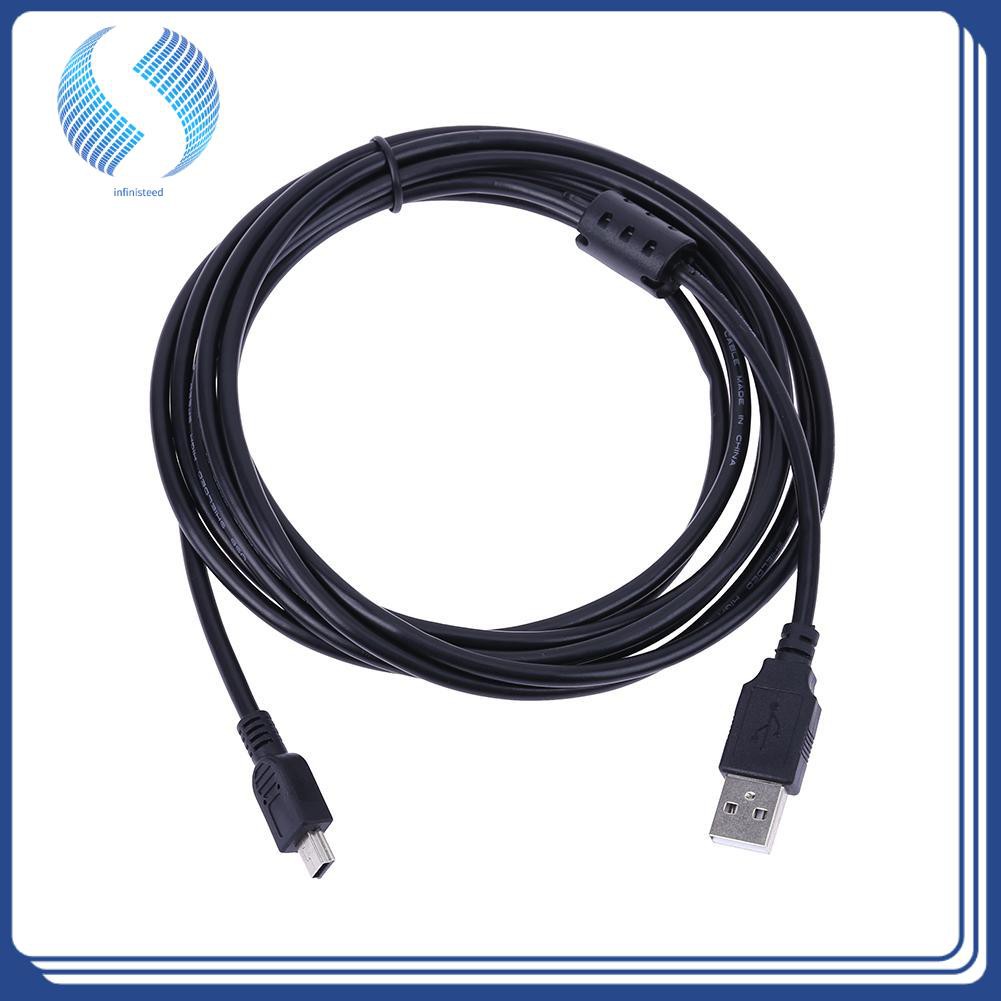 Cáp Chuyển Đổi Dữ Liệu 10ft 3m Usb 2.0 A Sang Mini B 5pin Male M / M Cho Pc Mp3