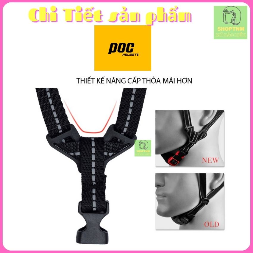 Mũ bảo hiểm xe đạp thể thao POC ANC-04 cao cấp, Nón bảo hiểm xe đạp thể thao POC ANC chính hãng cho cả nam nữ, Full box