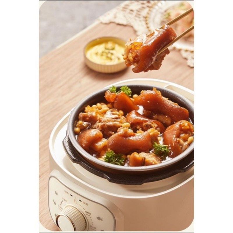 (BẢO HÀNH 12 THÁNG)Nồi áp suất điện đa năng YLB-A20U1 2L Nấu Cháo, Ninh Xương Siêu Tiện Lợi