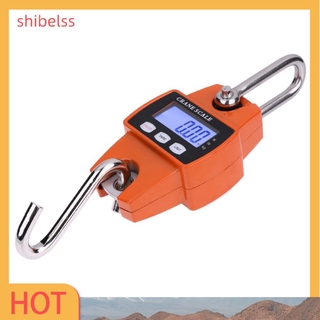 （ʚshibelss）Mini Crane Scale Portable LCD Digital Electronic Hook Hanging Weight 300kg