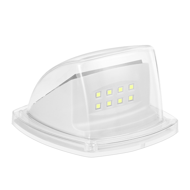 Đèn Led 8 bóng thông minh gắn tường sử dụng năng lượng mặt trời chống nước IP65
