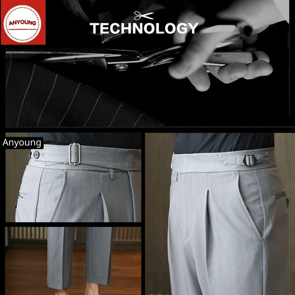 Quần Tây Nam SANMINHCHAU Quần Âu Bó Gấu Phong Cách Hàn Quốc Lịch Lãm Sang Trọng QD311