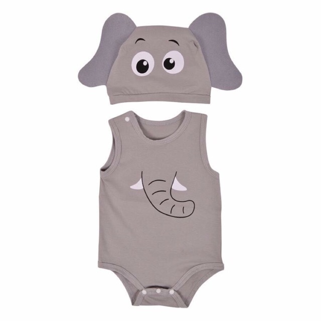 Combo sỉ bodysuit kèm mũ