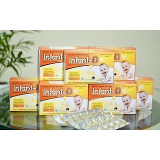Mua 3 tặng 1 - INFRANT D viên uống bổ sung Vitamin D3, tăng đề kháng, chắc răng , khoẻ xương