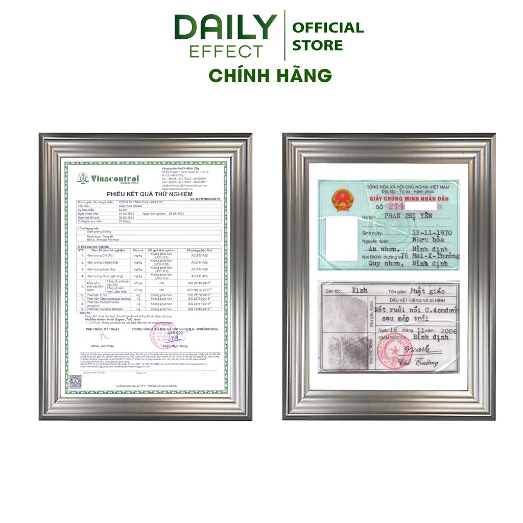 Kem Chống Nắng Daily Effect 50ml - Daily Sun Cream SPF 50++