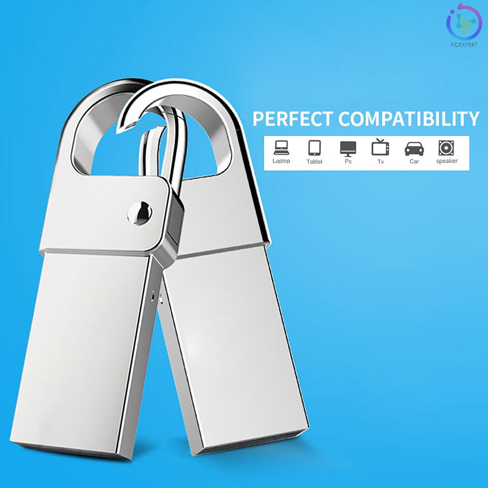 USB2.0 USB Flash Disk Perfect Compatibility Multi-function Protection Waterproof Compact &amp; Easy to Carry Metal Design 64GB