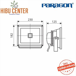 ĐÈN PHA KHÔNG THẤM NƯỚC PARAGON POLH3065